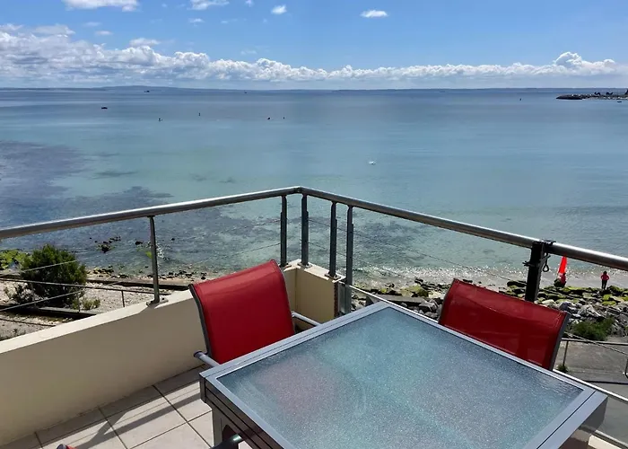Appartement cosy les pieds dans l’eau, vue mer exceptionnelle